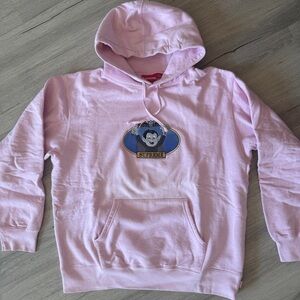 SUPREME Vampire Boy Hooded Sweatshirt Light Pink Men’s Size Large